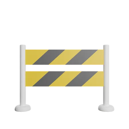 Barrier Forbidden Security 3D Icon