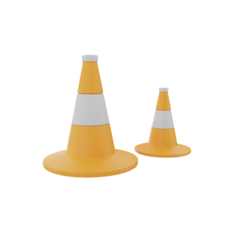 Traffic Cone  3D Icon