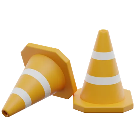 Traffic Cone 3 D Icon 3D Icon