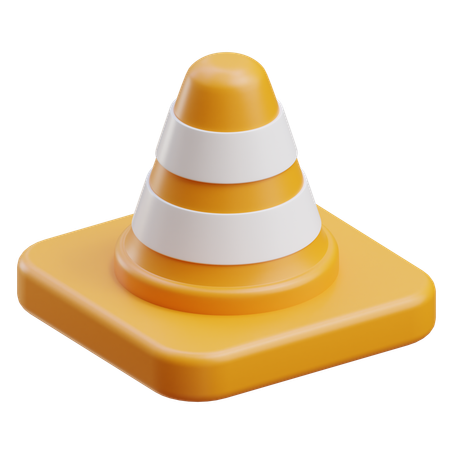 Traffic Cone  3D Icon