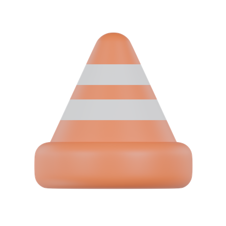 Traffic Cone  3D Icon