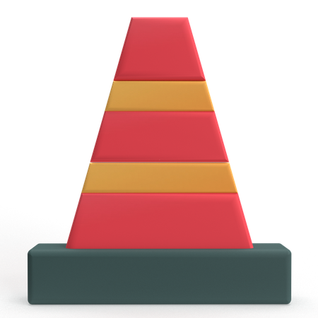 Traffic Cone  3D Icon