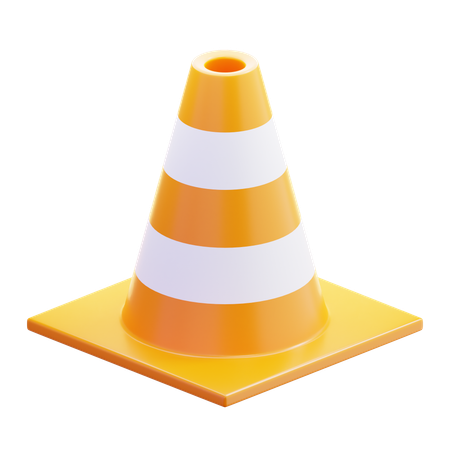 Traffic Cone  3D Icon