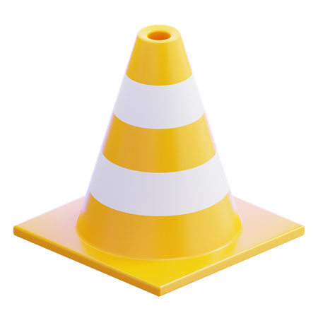 Traffic Cone  3D Icon