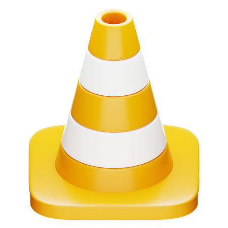 トラフィックコーン  3D Icon