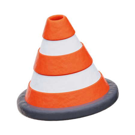 Traffic Cone  3D Icon