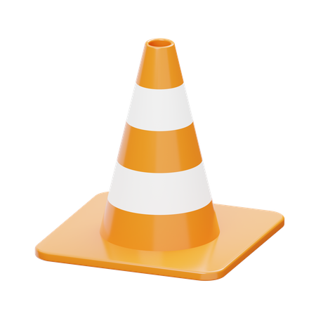 Traffic Cone  3D Icon