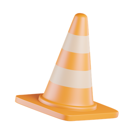 Traffic Cone  3D Icon