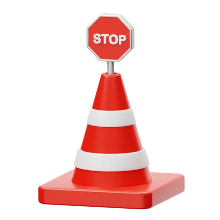 Traffic Cone  3D Icon