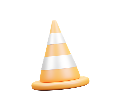 Traffic Cone  3D Icon