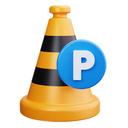 Traffic Cone  3D Icon