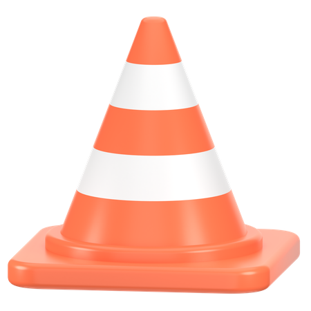 Traffic Cone  3D Icon