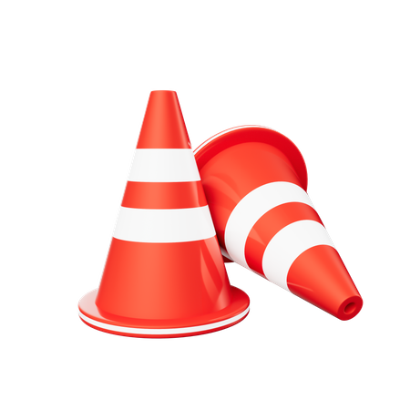 Traffic Cone  3D Icon