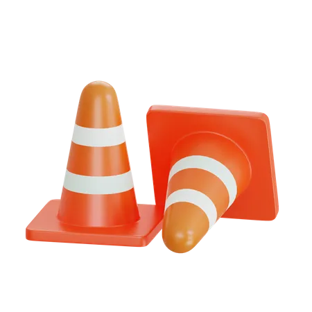 Traffic Cone  3D Icon