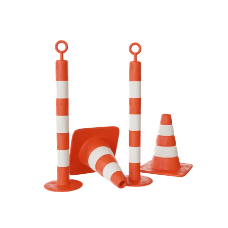 Traffic Cone  3D Icon