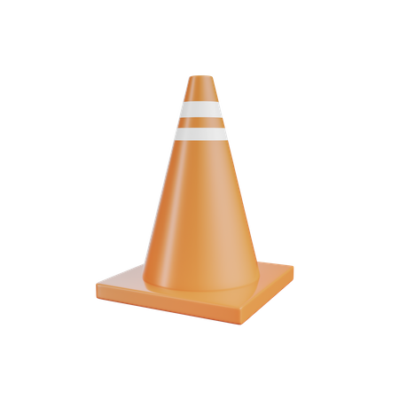 Traffic Cone  3D Icon