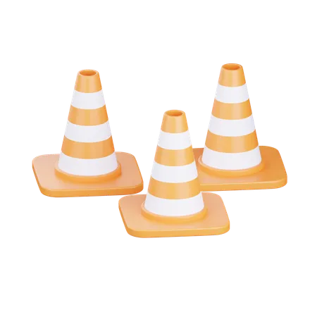 Traffic Cone  3D Icon