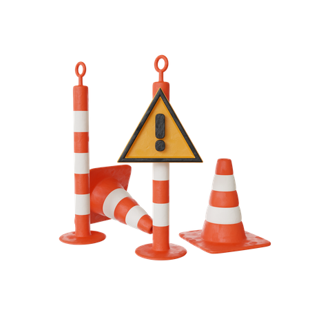 Traffic Cone  3D Icon