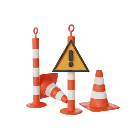 Traffic Cone  3D Icon