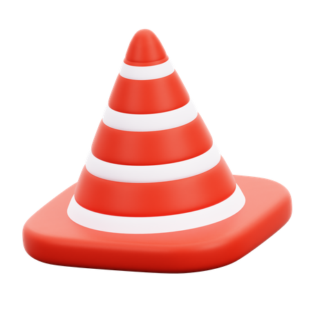 Traffic Cone  3D Icon