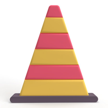 Traffic Cone  3D Icon