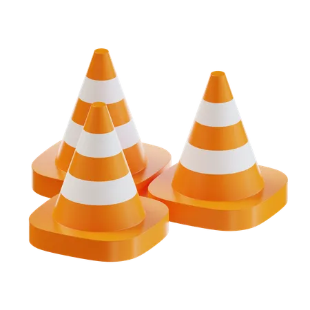 Traffic Cone  3D Icon