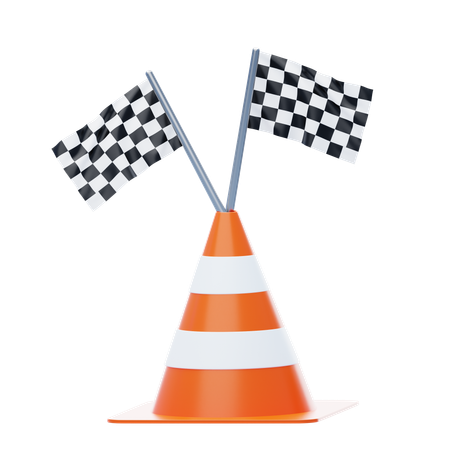 Traffic Cone  3D Icon