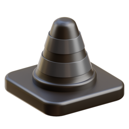 Traffic Cone  3D Icon