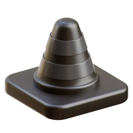 Traffic Cone  3D Icon