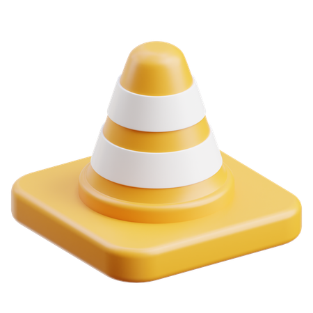 Traffic Cone  3D Icon