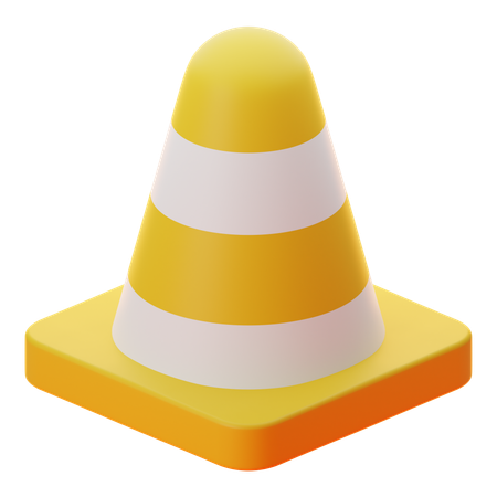 Traffic Cone  3D Icon