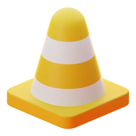 Traffic Cone  3D Icon