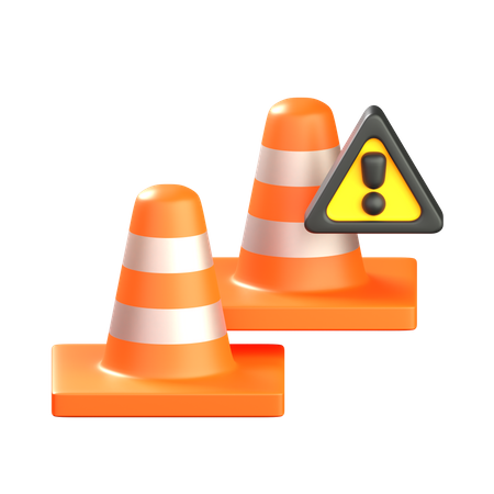 Traffic Cone  3D Icon