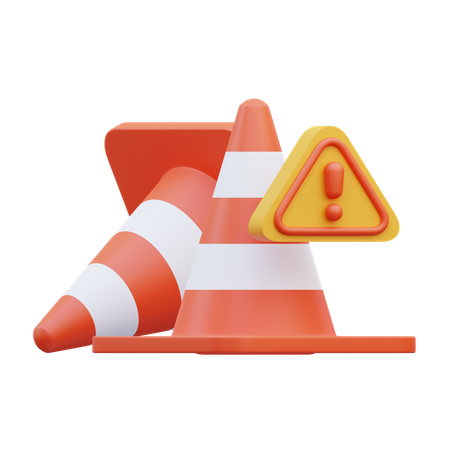 Traffic Cone  3D Icon