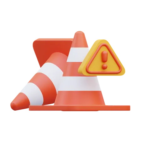 Traffic Cone  3D Icon