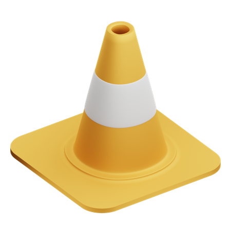 Traffic Cone  3D Icon