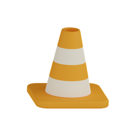 Traffic Cone  3D Icon