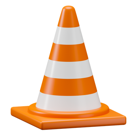 Traffic Cone  3D Icon