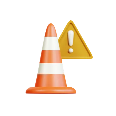 Traffic Cone  3D Icon