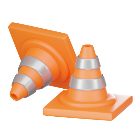 Traffic Cone  3D Icon