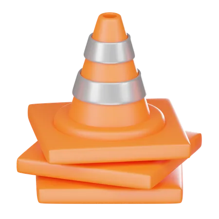 Traffic Cone  3D Icon