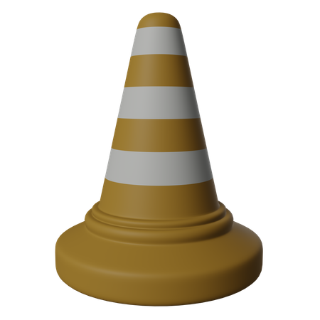 Traffic Cone  3D Icon