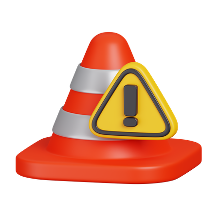 Traffic Cone  3D Icon