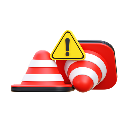 Traffic Cone  3D Icon