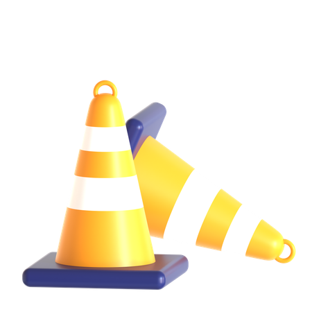 Traffic Cone  3D Icon