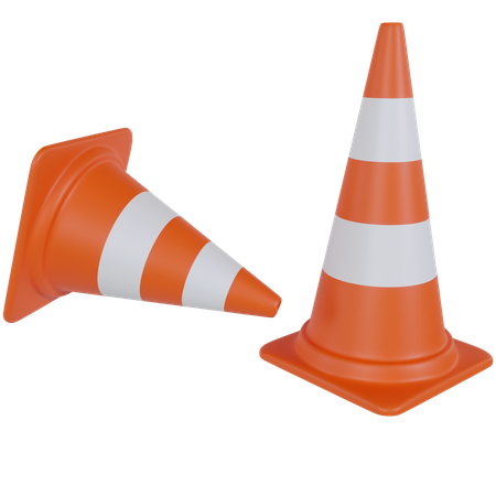 Traffic Cone  3D Icon