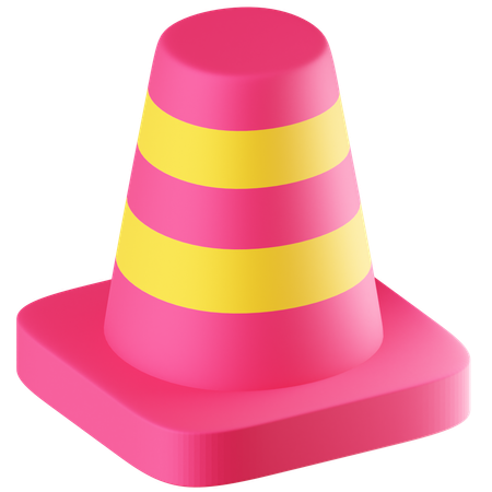 Traffic Cone  3D Icon