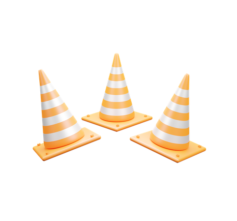 Traffic Cone  3D Icon