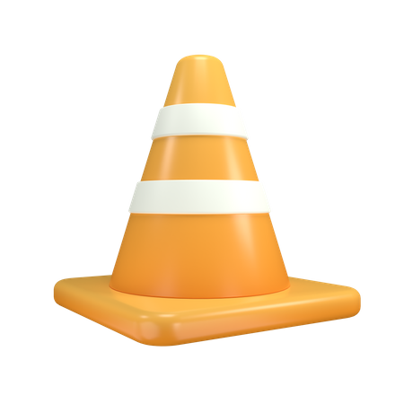 Traffic Cone  3D Illustration