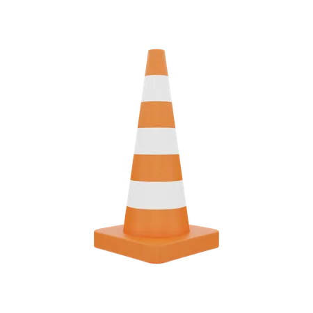 Traffic cone  3D Illustration